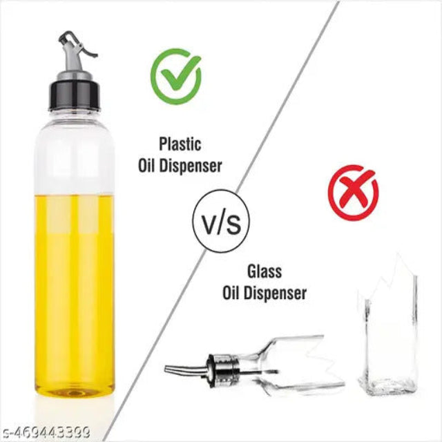 1 Litre Oil dispenser Bottle For Kitchen (Pack Of 3)